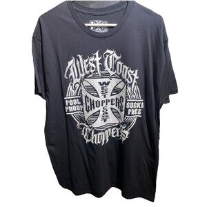 West Coast Choppers Official Merch Fool Proof Sucka Free T-Shirt Size L